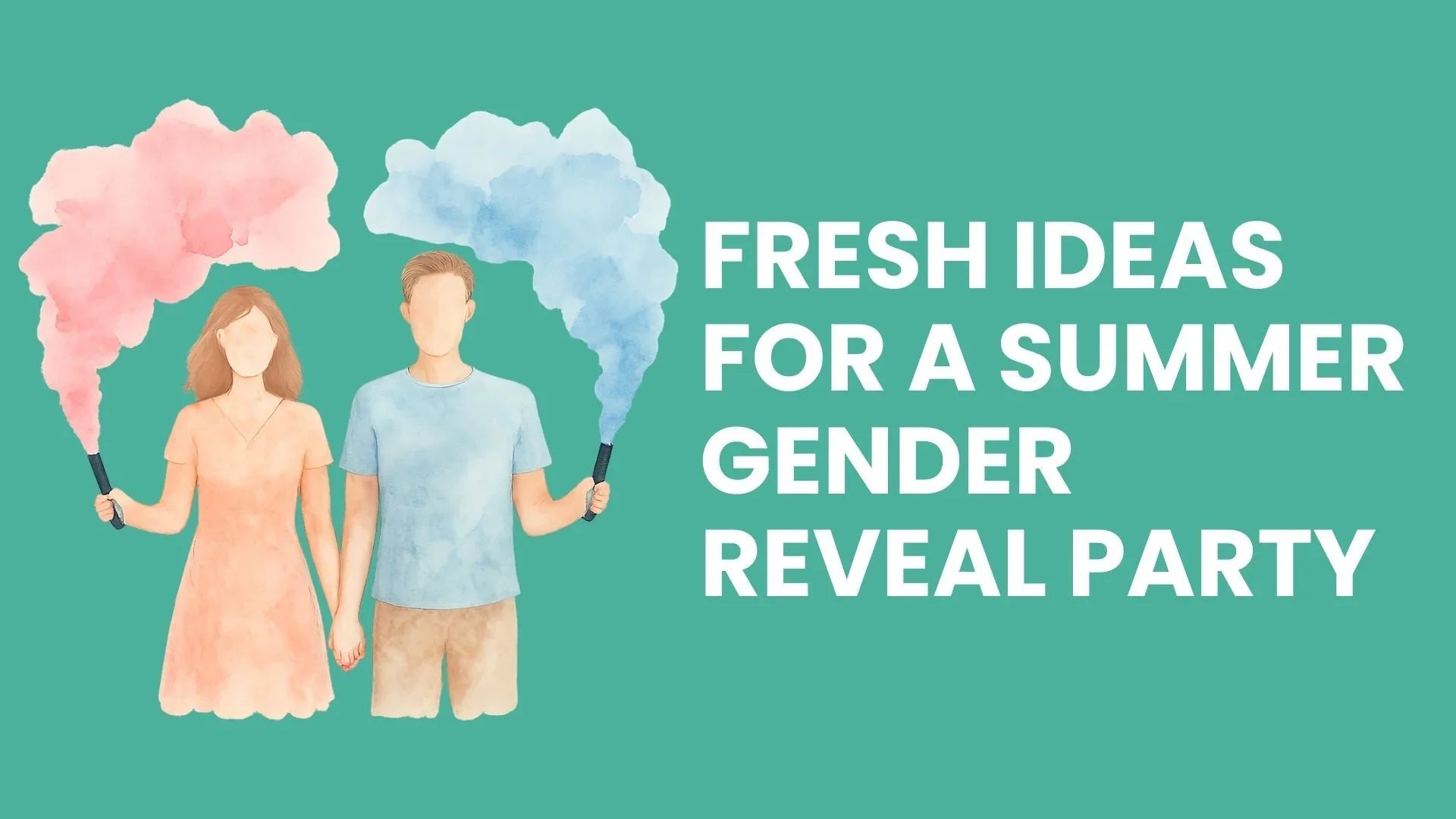 12 Fresh Ideas for a Summer Gender Reveal Party - Babysense