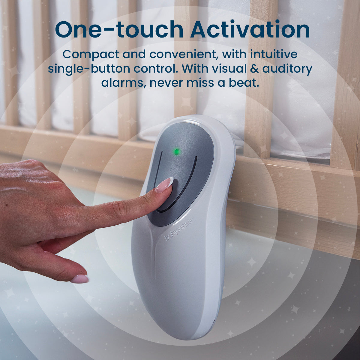 Babysense 8 - Baby Monitor with Breathing Motion Detection & Safety Alerts