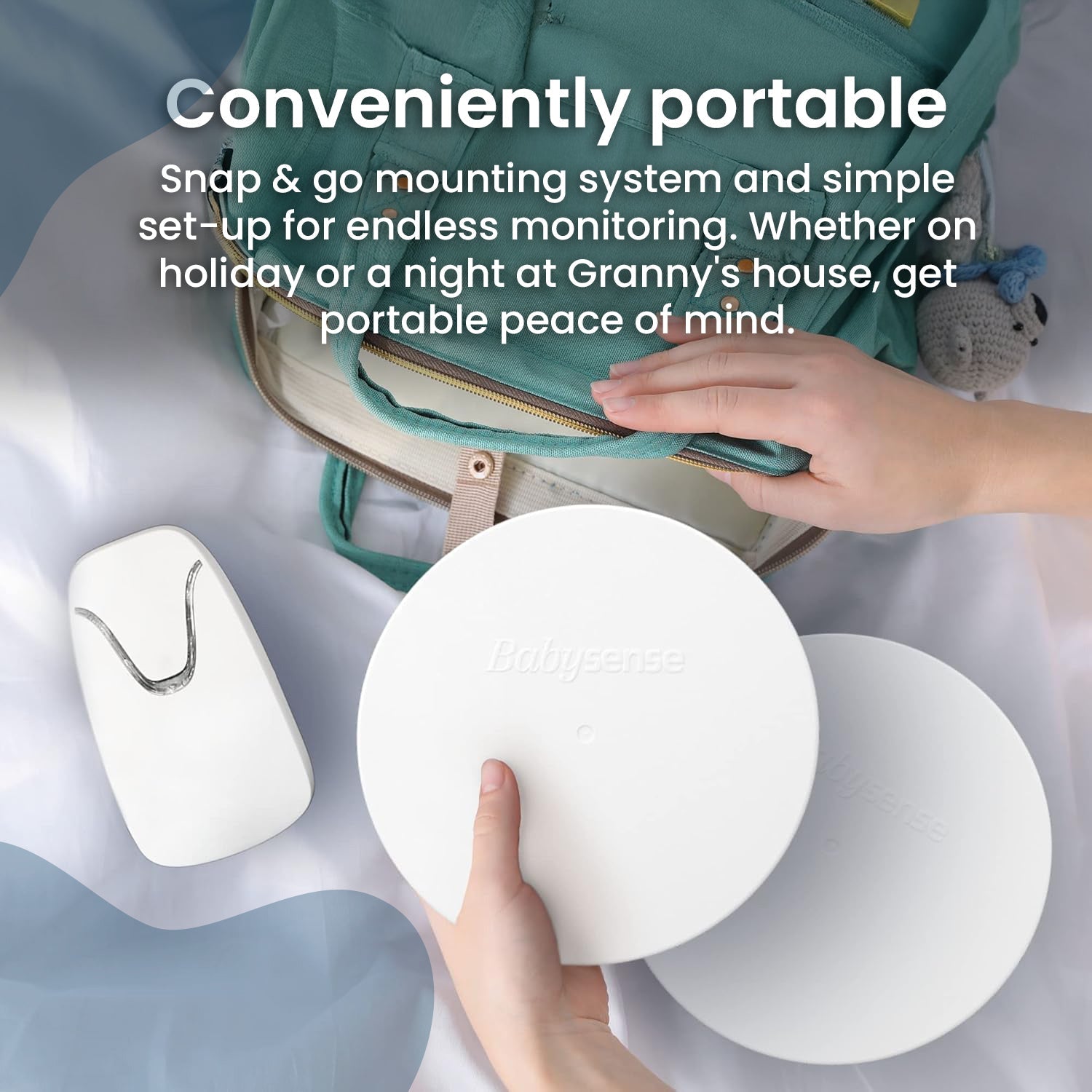 Babysense 7 - Baby Monitor with Breathing Motion Detection & Safety Alerts - Babysense