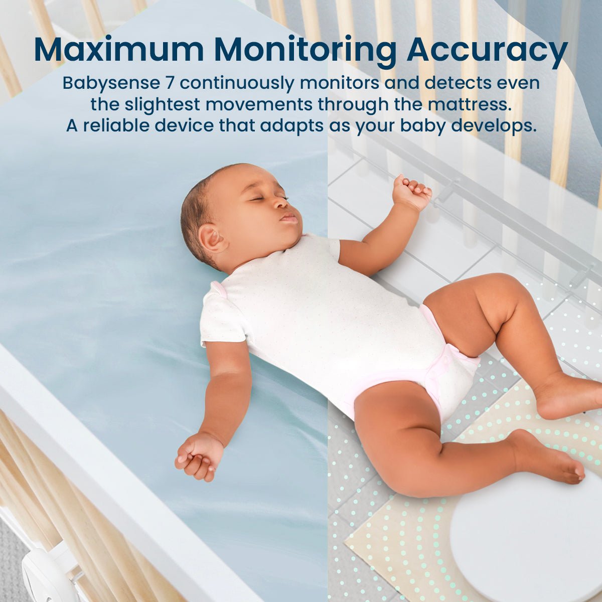 Babysense 7 - Baby Monitor with Breathing Motion Detection & Safety Alerts - Babysense