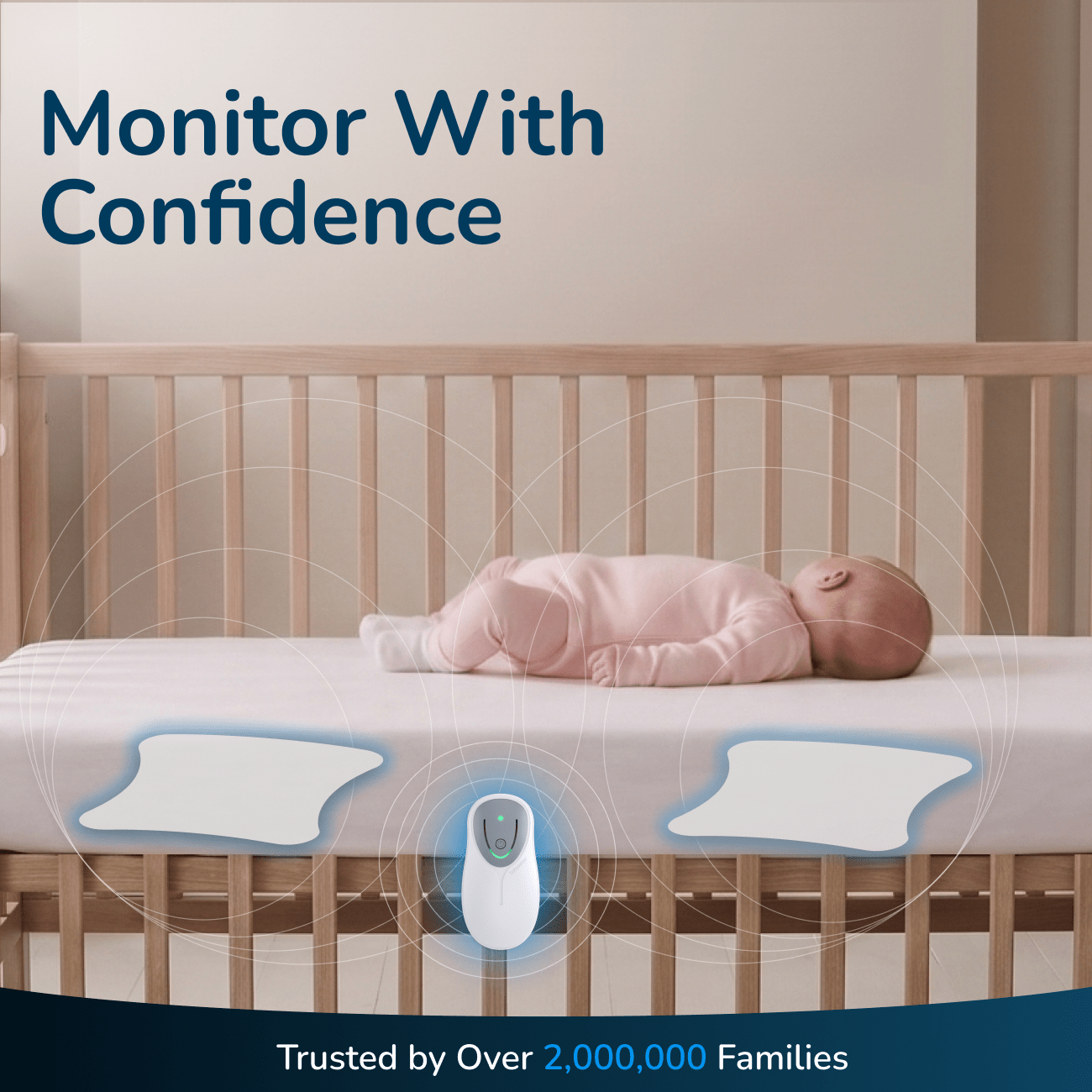 Babysense 8™ | Breathing Motion & Safety Alerts - Babysense