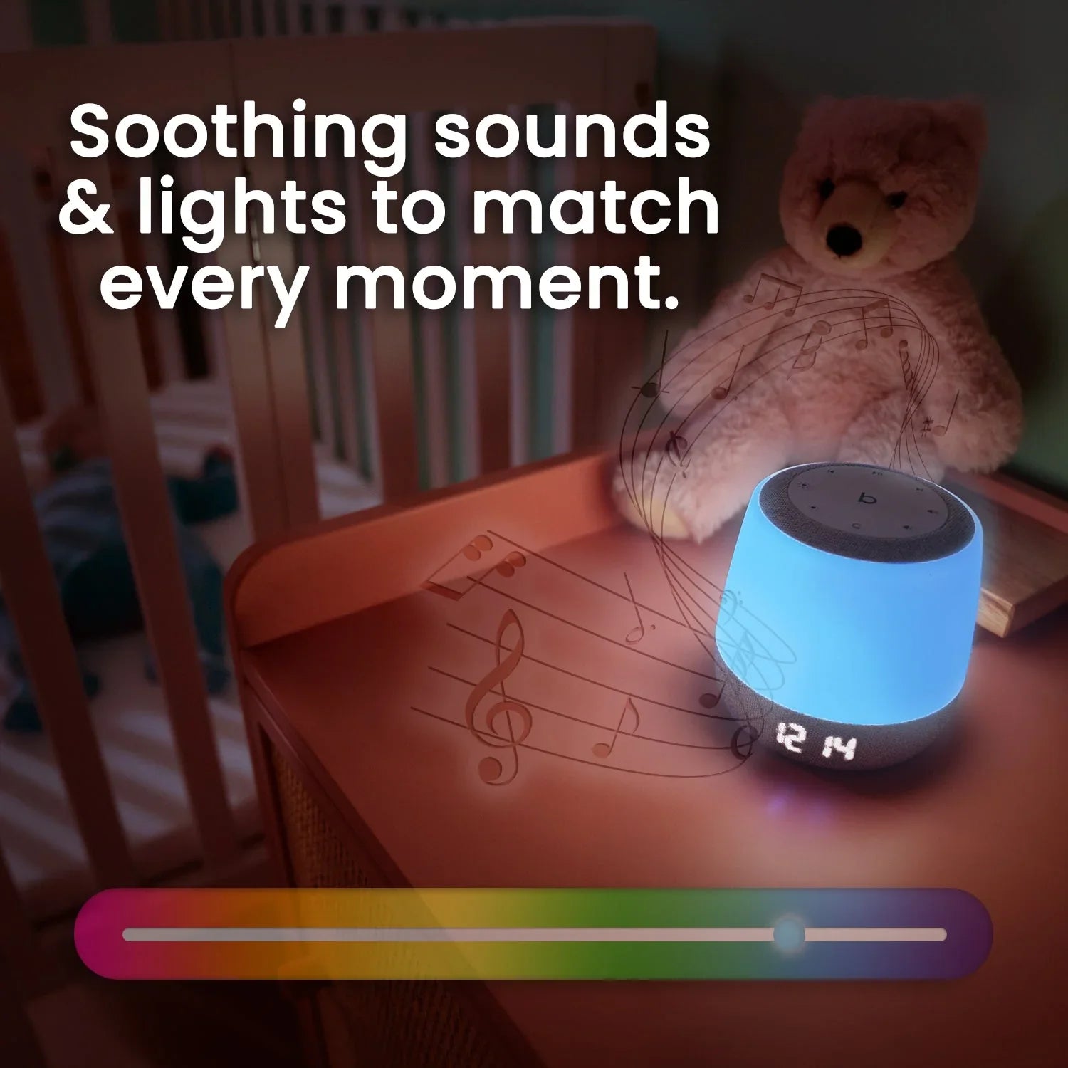 Babysense Dreamer 2.0: Baby Sleep Night Light & Sound Machine with White Noise - Babysense
