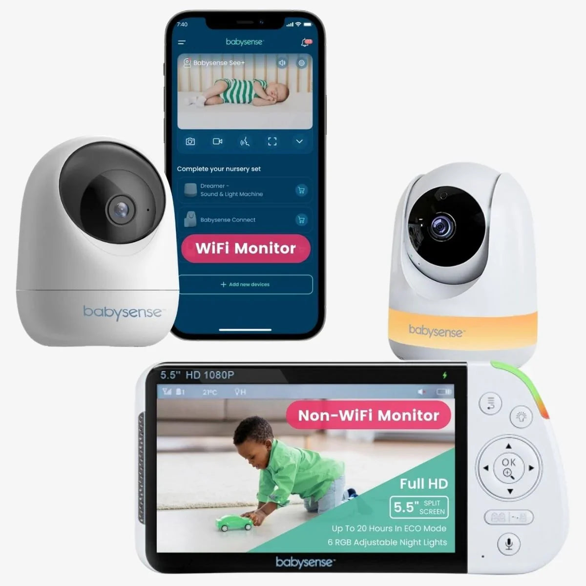 Nannio Connect Free Baby Cam App Baby Monitor Wifi To Phone