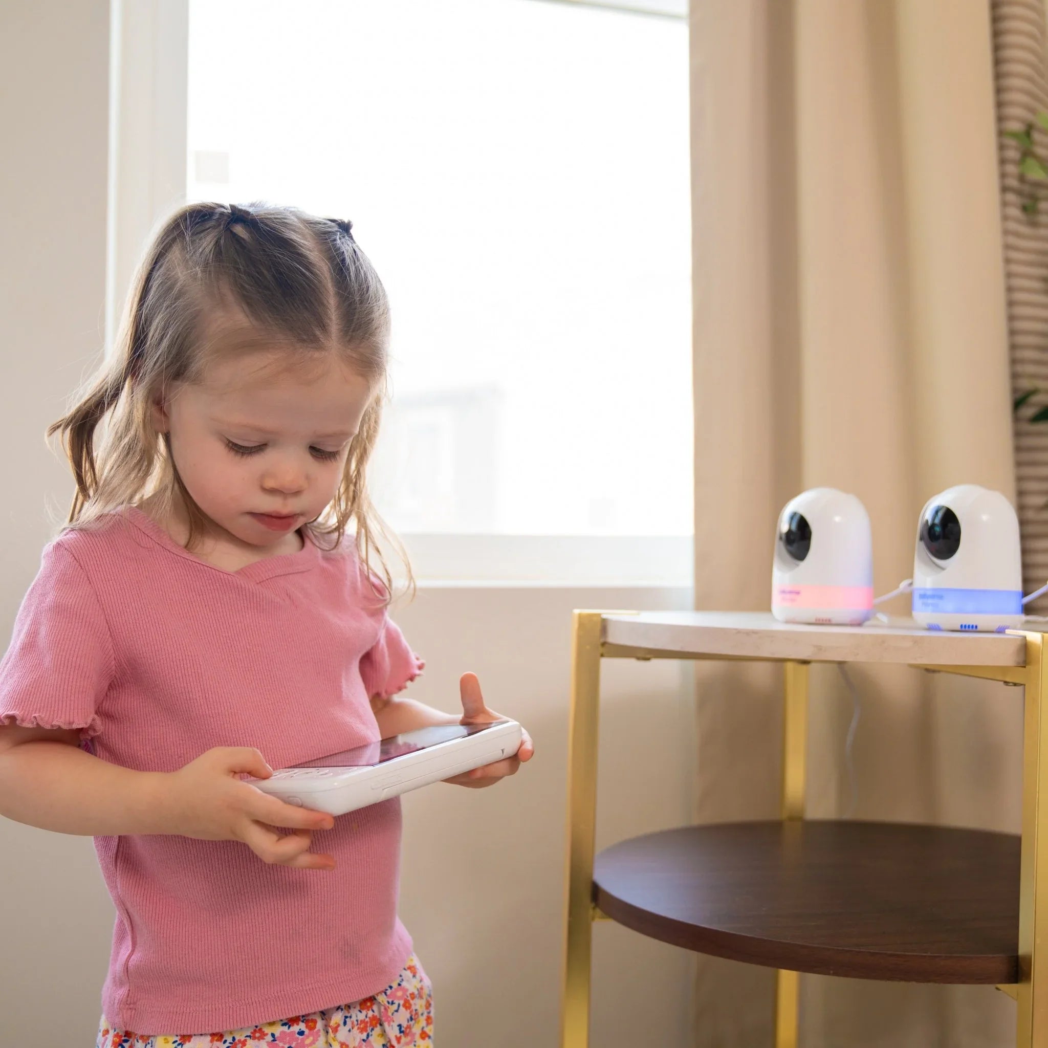 Babysense Prisma: Video Baby Monitor with 1 Camera, Non Wifi, Split Screen, Night Light & Sound Machine - Babysense