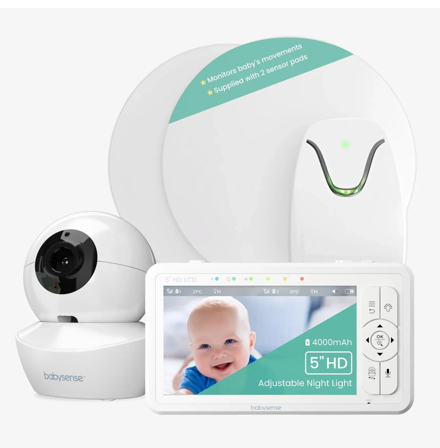 Babysense True Sleep: Best Baby Monitor with Camera & Breathing