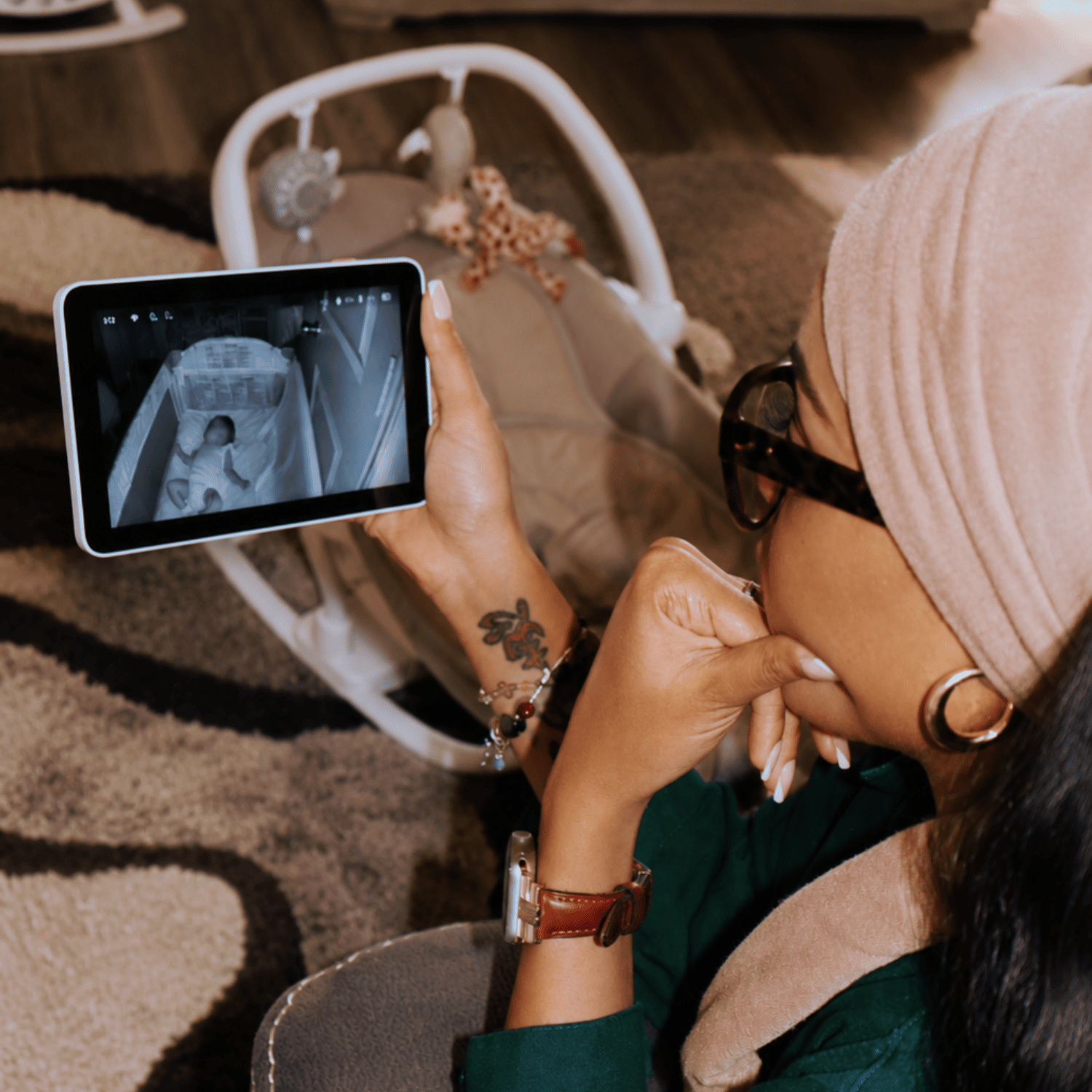 NEW Babysense Touch™ | Smart WiFi Baby Monitor With 7" Touchscreen (2 Cameras) - Babysense
