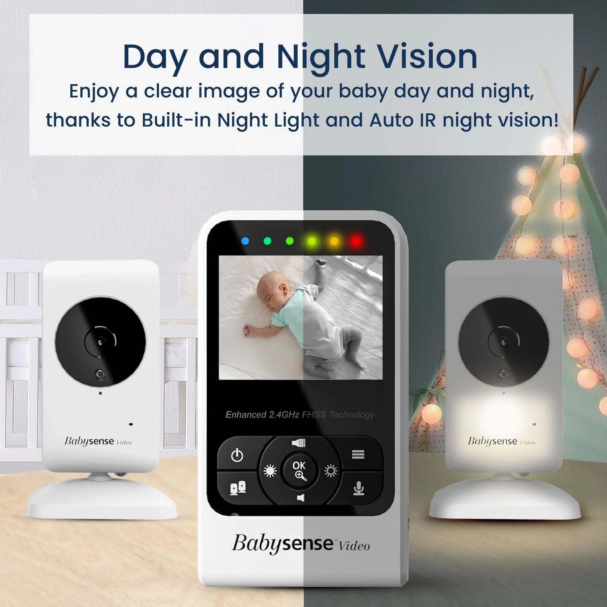 Babysense 7 Safe Sleep & Compact Video Monitor Bundle - Babysense