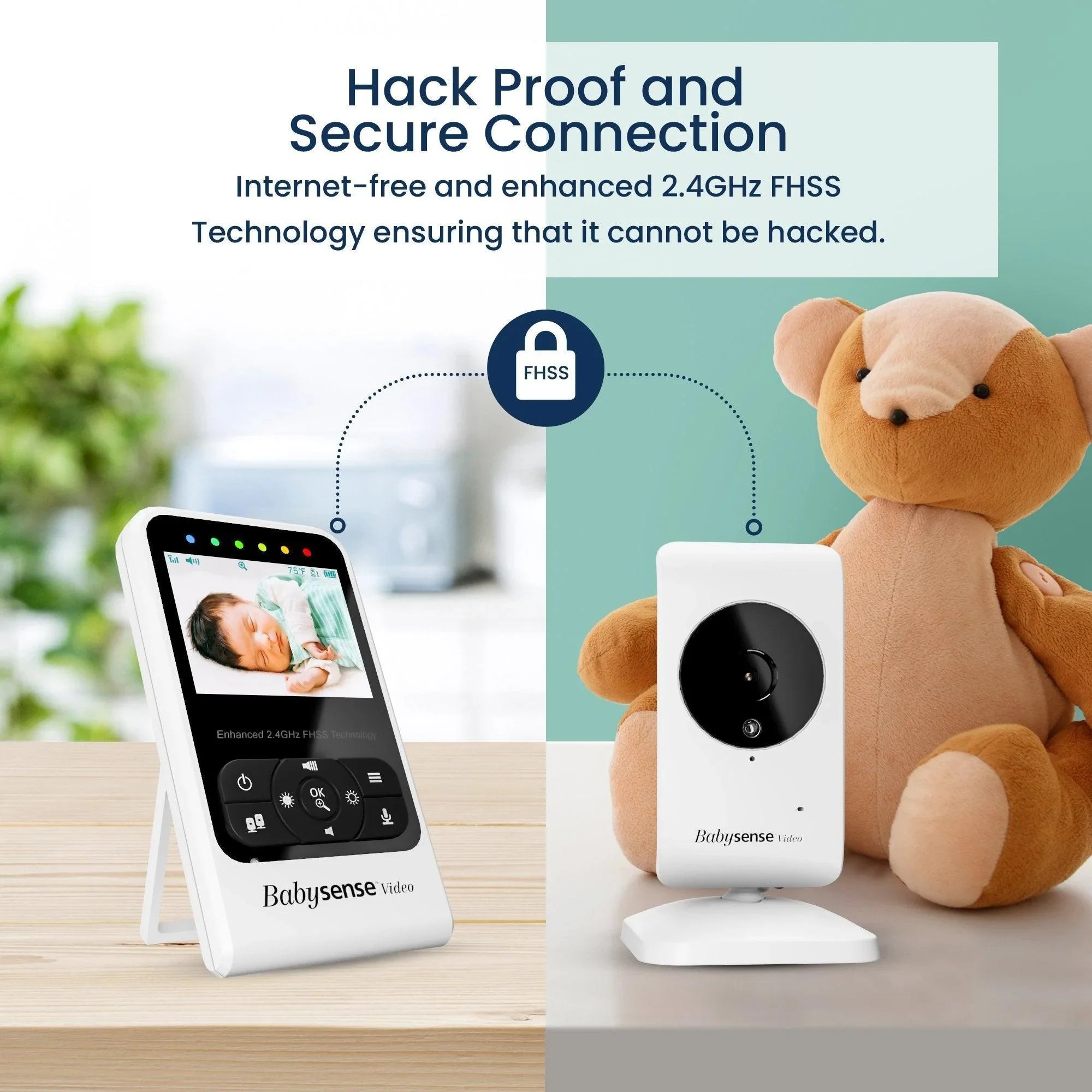 Babysense 7 Safe Sleep & Compact Video Monitor Bundle - Babysense