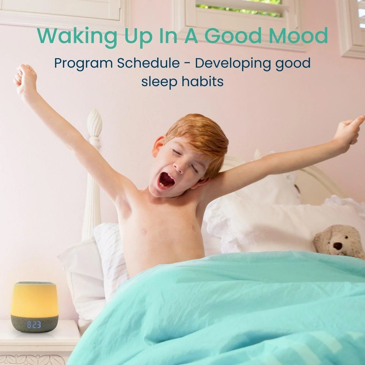 Dreamer Baby Sound & Light Machine with Clock and Temperature Display - Babysense