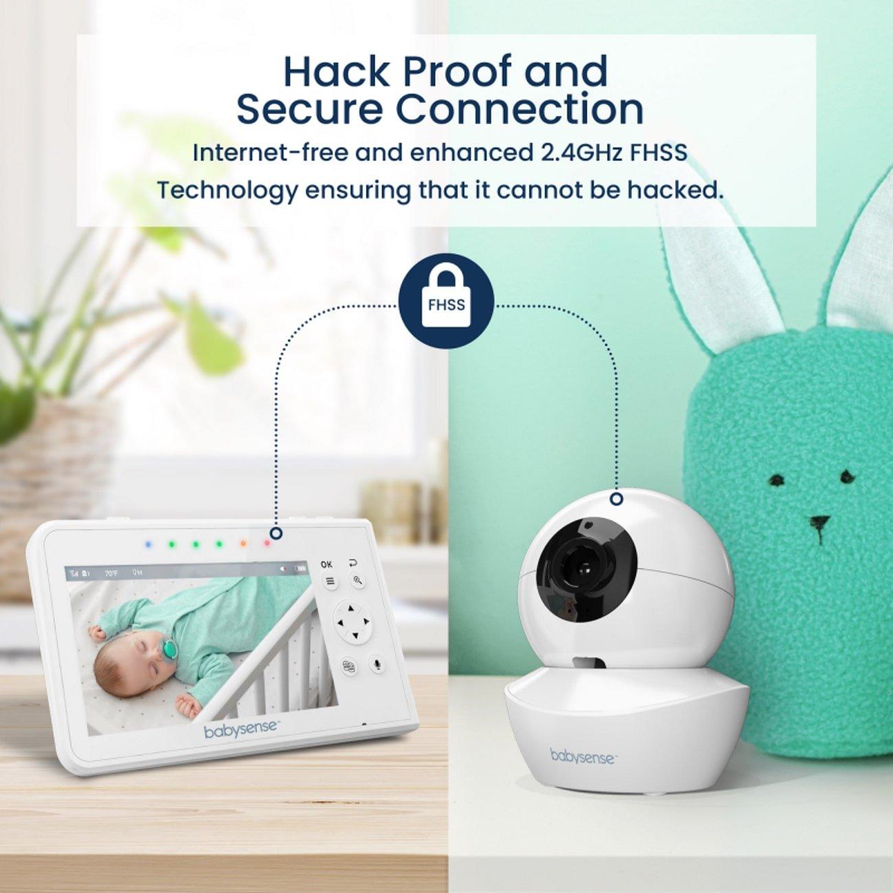 Split Screen Video Baby Monitor, V43 - Babysense