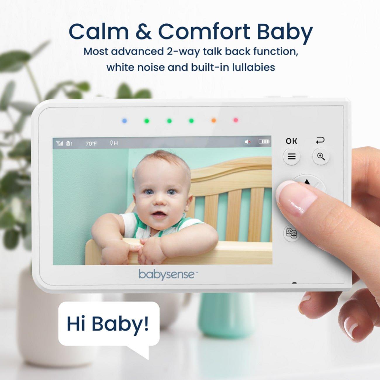 Split Screen Video Baby Monitor, V43 - Babysense
