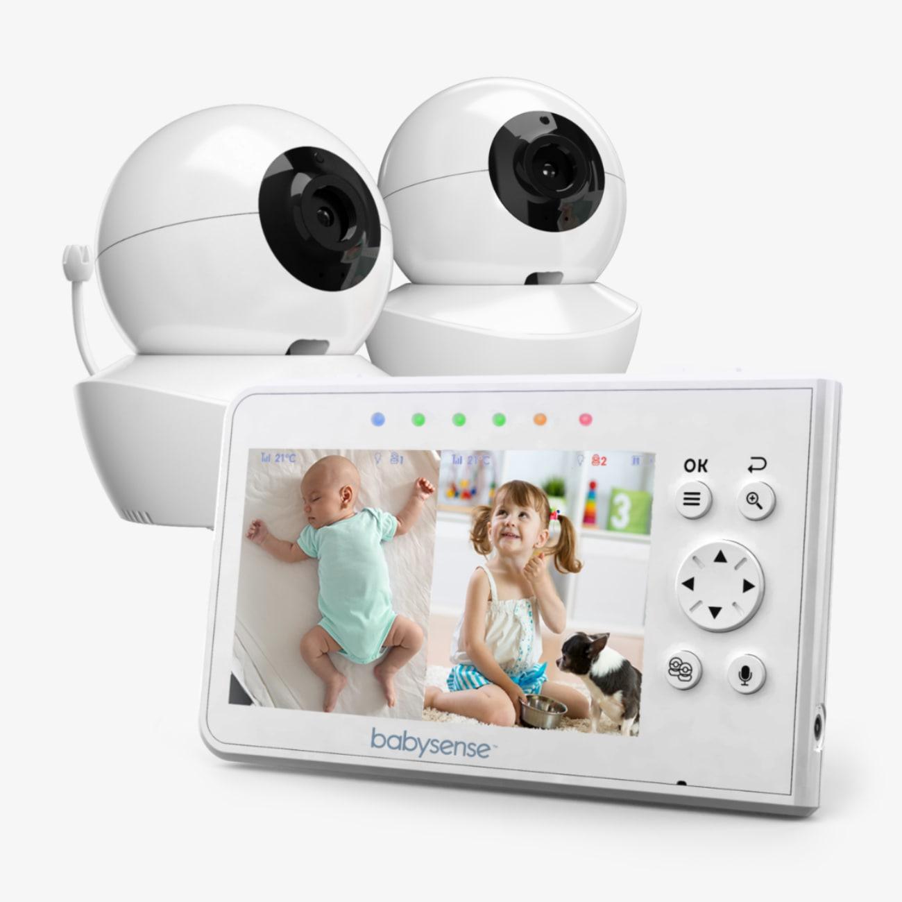 Split Screen Video Baby Monitor, V43 - Babysense