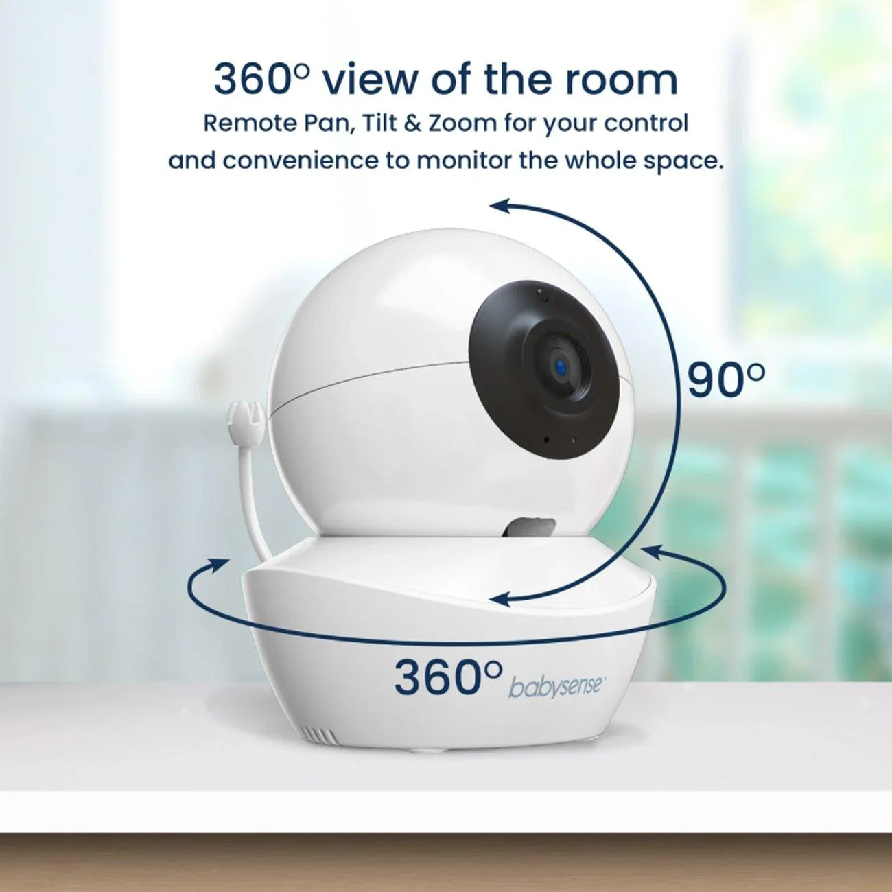 Split Screen Video Baby Monitor, V43 - Babysense