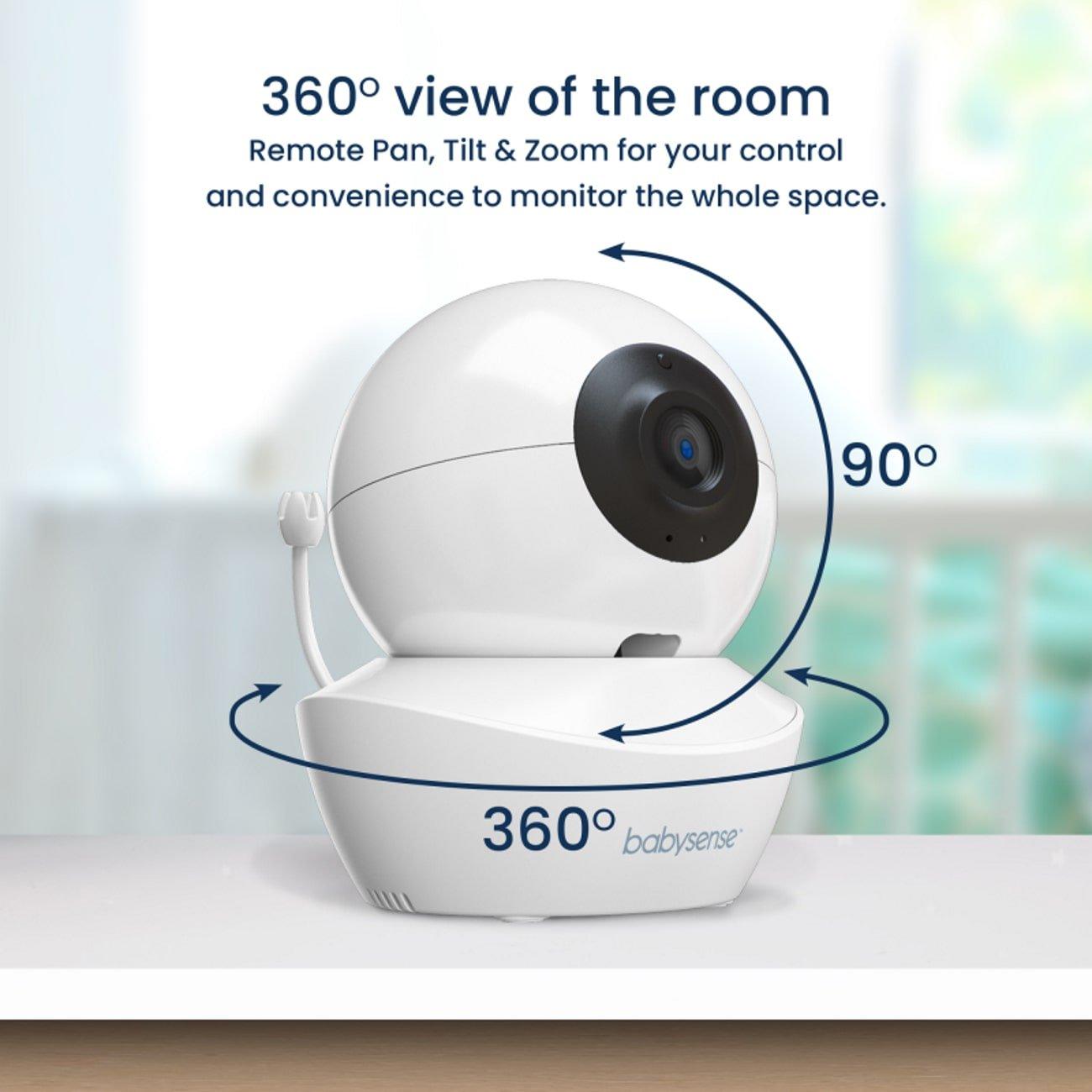 Split Screen Video Baby Monitor, V43 - Babysense