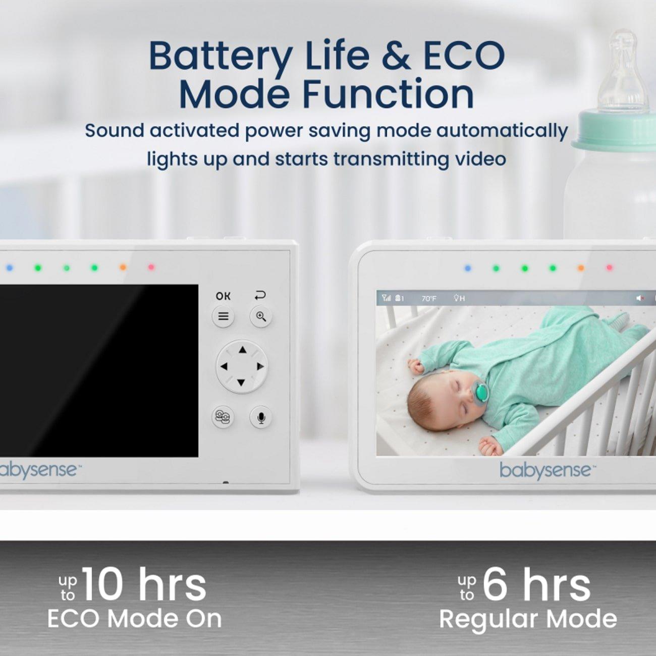 Split Screen Video Baby Monitor, V43 - Babysense