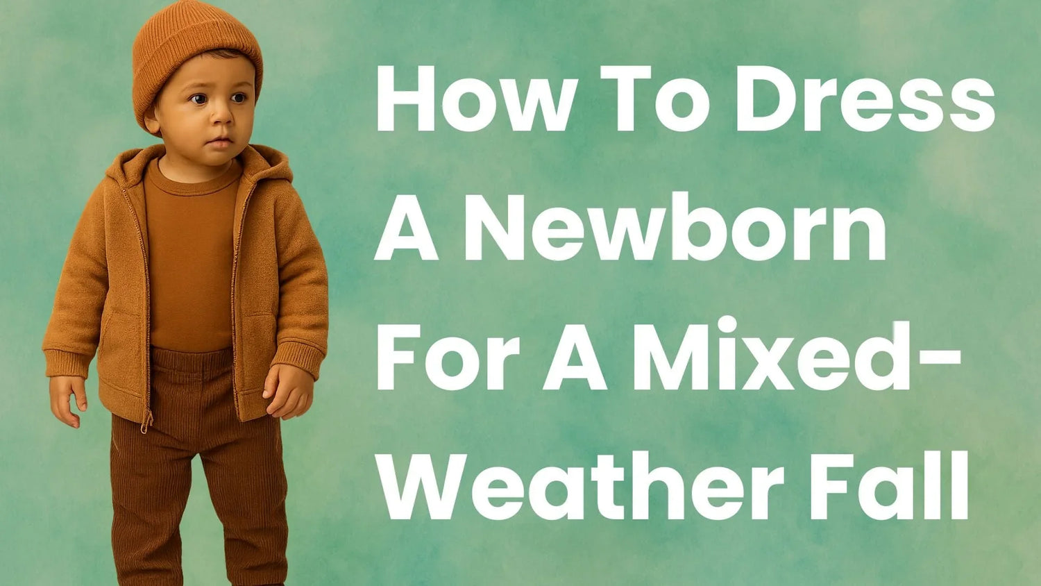 How To Dress A Newborn For A Mixed-Weather Fall - Babysense