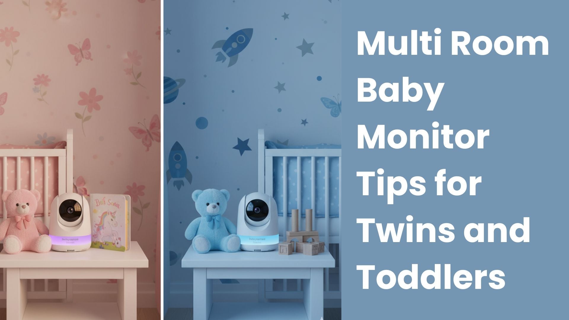 Multi Room Baby Monitor Tips for Twins and Toddlers - Babysense