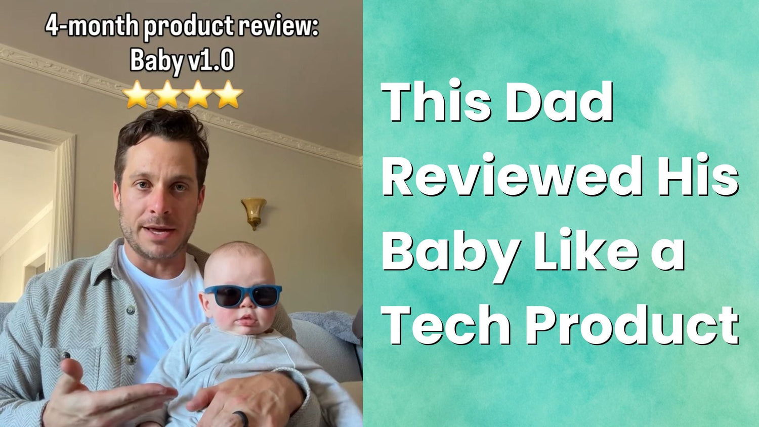 This Dad Reviewed His Baby Like a Tech Product — And It’s Going Viral - Babysense