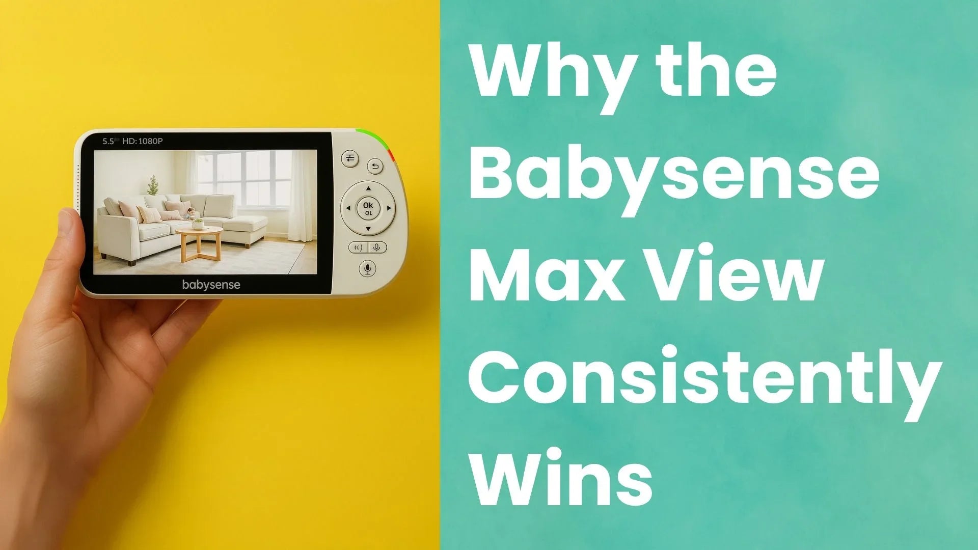 Why the Babysense Max View Consistently Wins Best Non-WiFi Baby Monitor Awards - Babysense