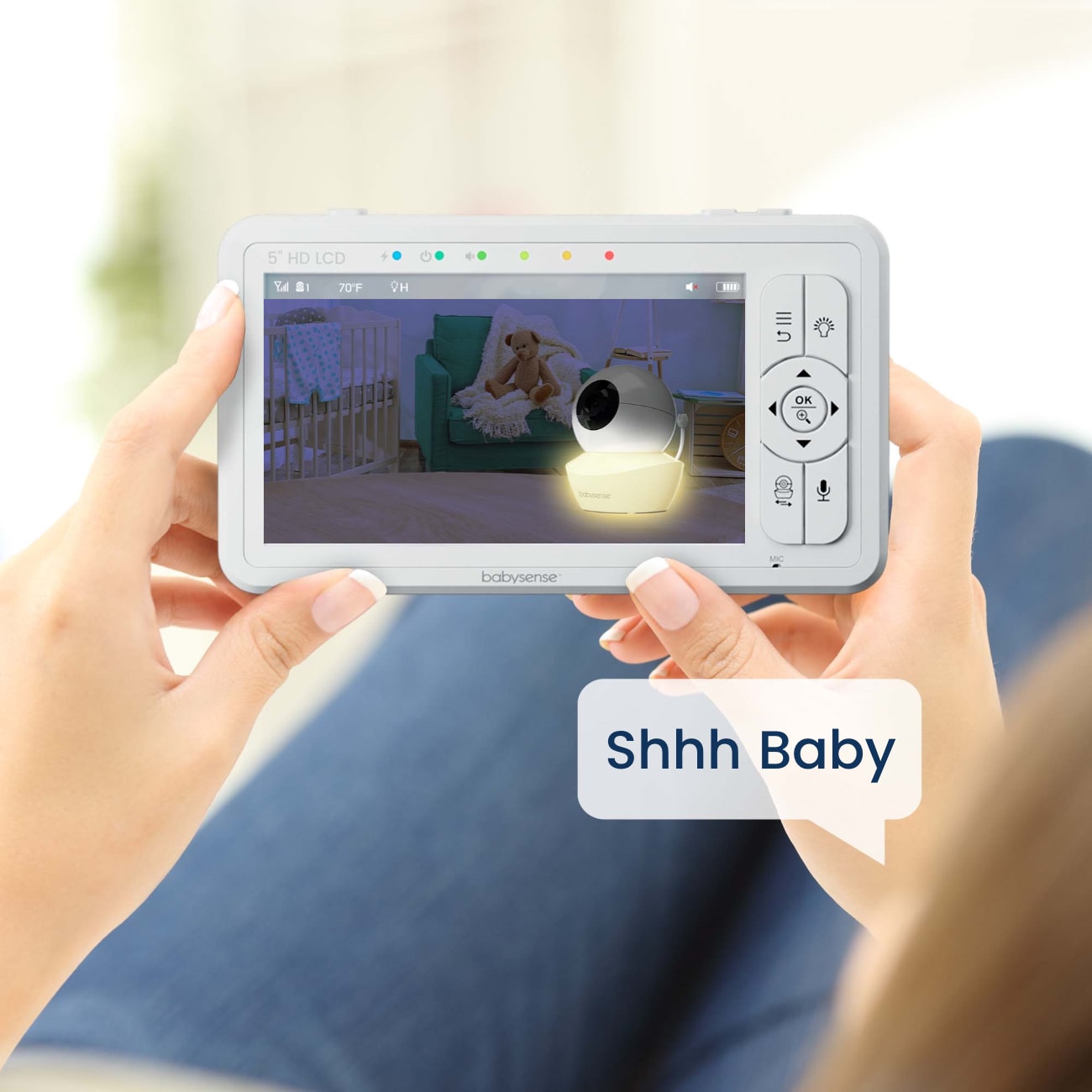 Babysense HD Dual: Best Baby Monitor with WiFi & Camera