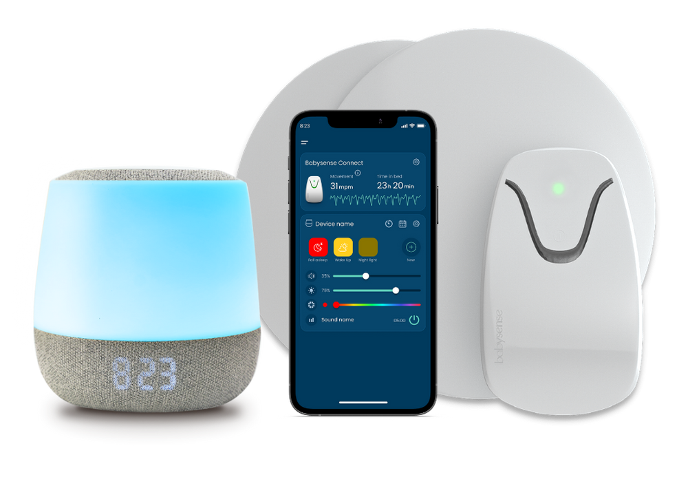 Serene Sleep Baby Monitor, White Noise and Sound & Light Machine