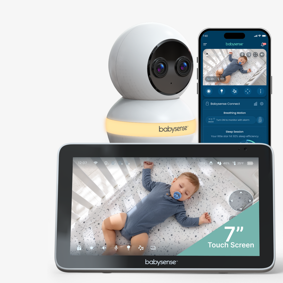 Touch™ Smart WiFi Baby Monitor | 7" Touchscreen