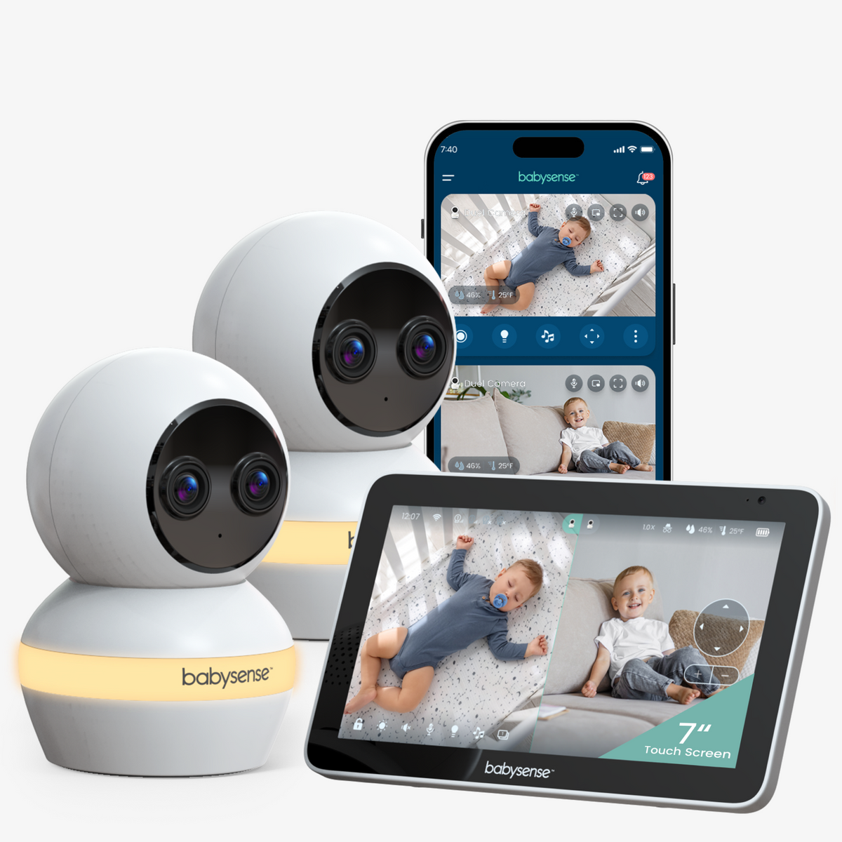 Touch™ Smart WiFi Baby Monitor | 7" Touchscreen