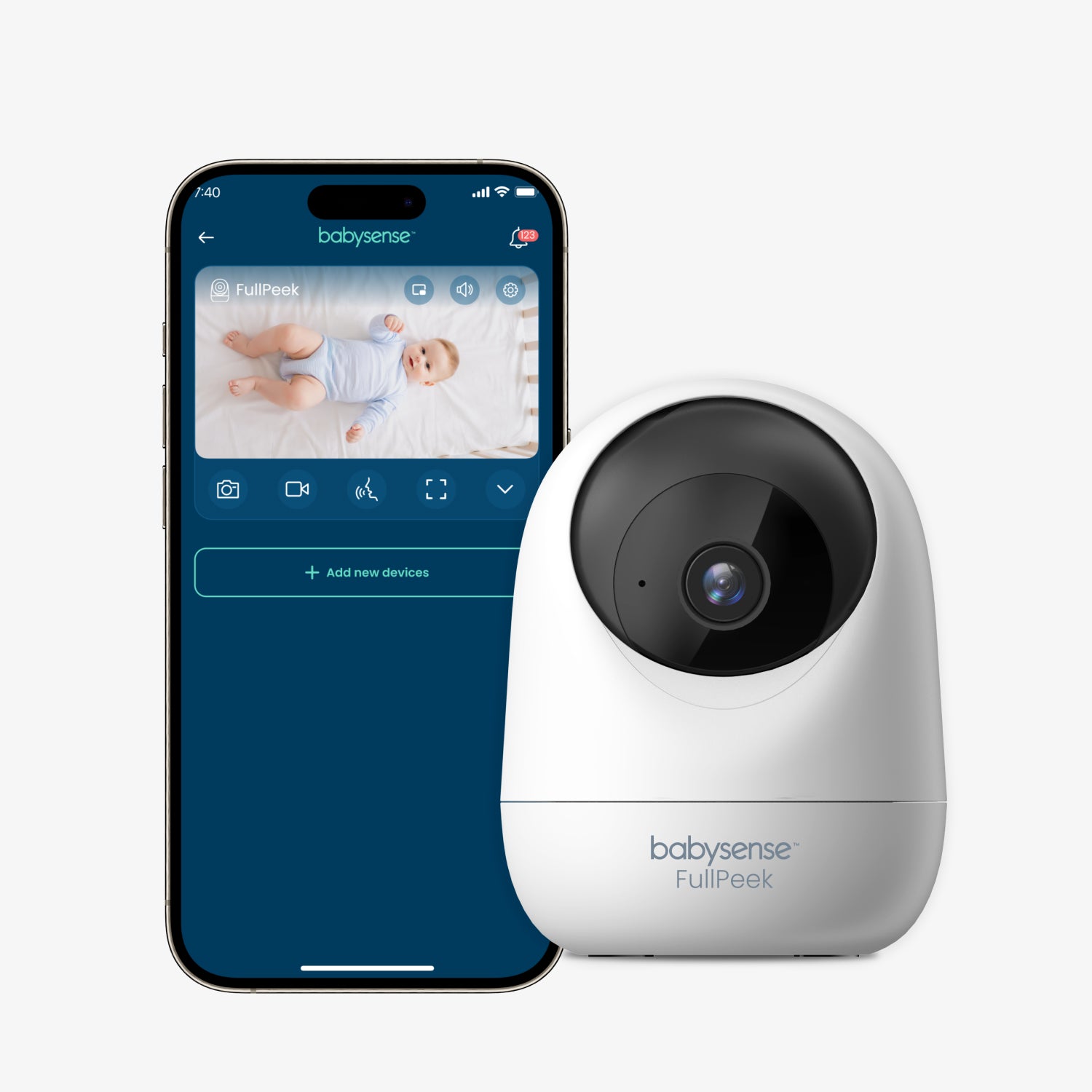 Babysense FullPeek Smart Baby Monitor