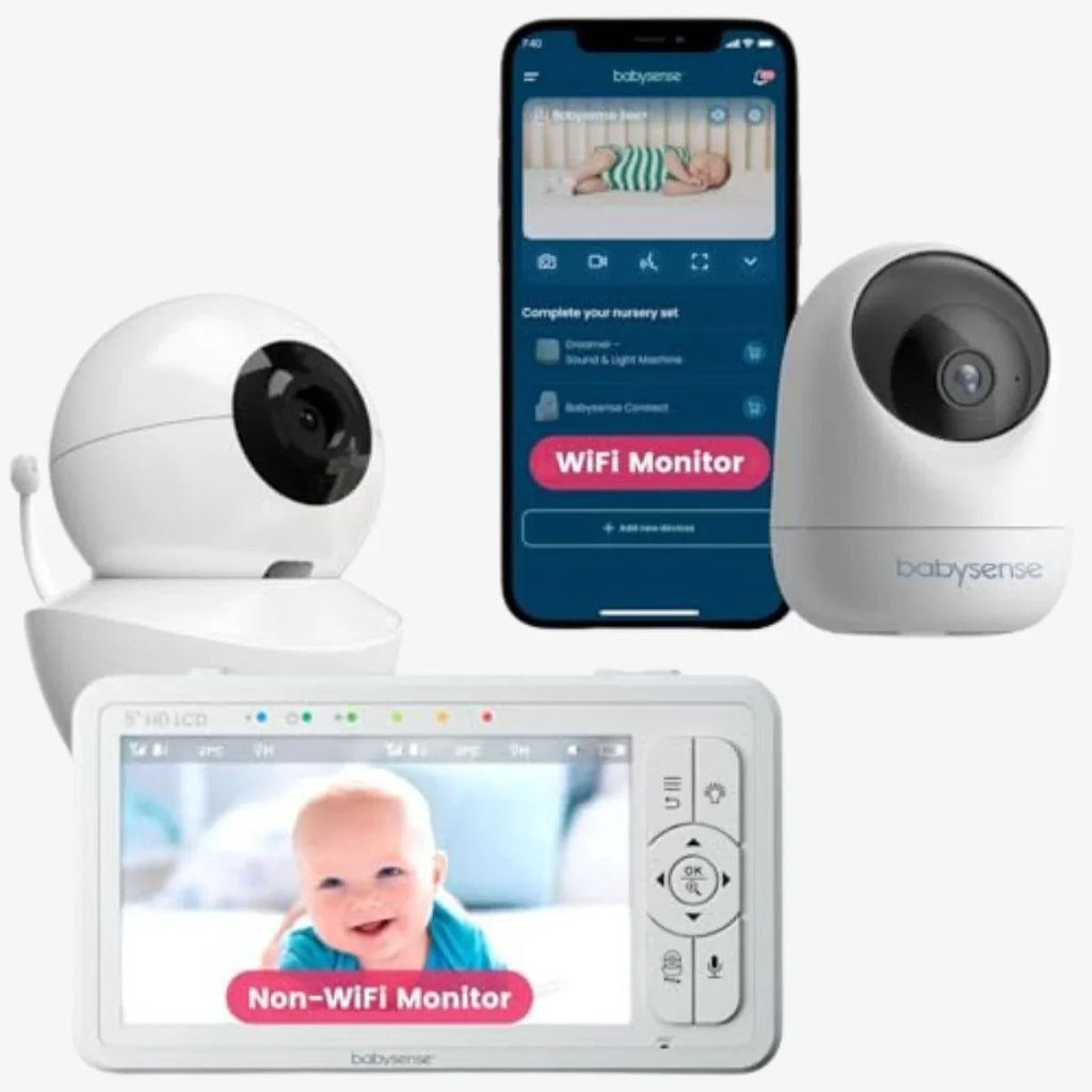 HDS2 Non WiFi 5” HD Monitor Camera Audio & Bonus WiFi Security Camera App Remote Viewing HDS2&FullPeek