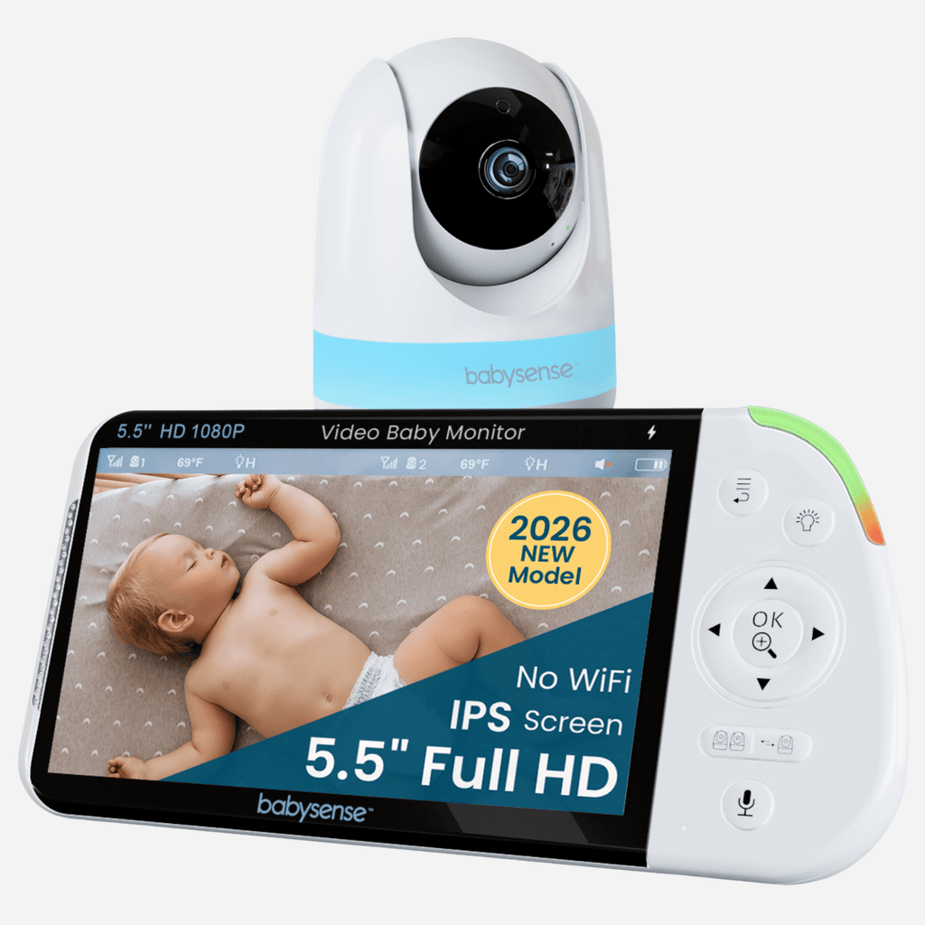 PRO Video Monitor 1 Camera Non Wifi Split Screen Night Light & Sound Machine