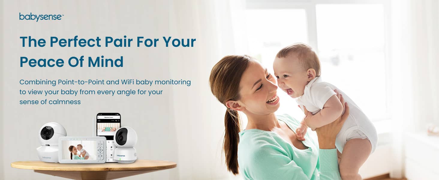 Babysense HD Dual Best Baby Monitor with WiFi & Camera