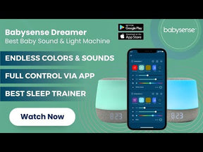 Dreamer Smart Baby Sound & Light Machine with Clock and Temperature Display