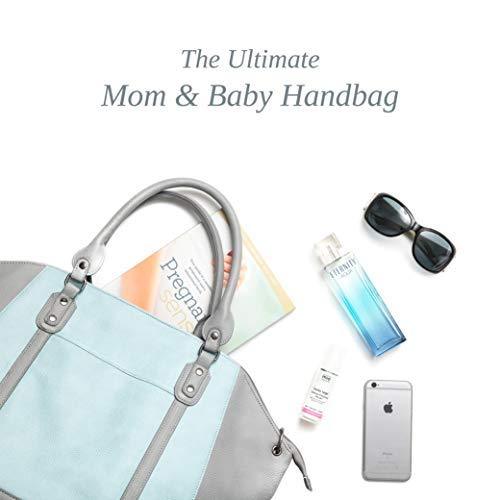 Baby Organizer Bag - Charmaine Angel Blue & Cool Grey