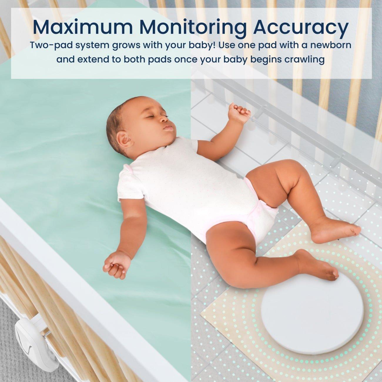 Babysense 7 Breathing & Split Screen Video Baby Monitor, 2 Cameras