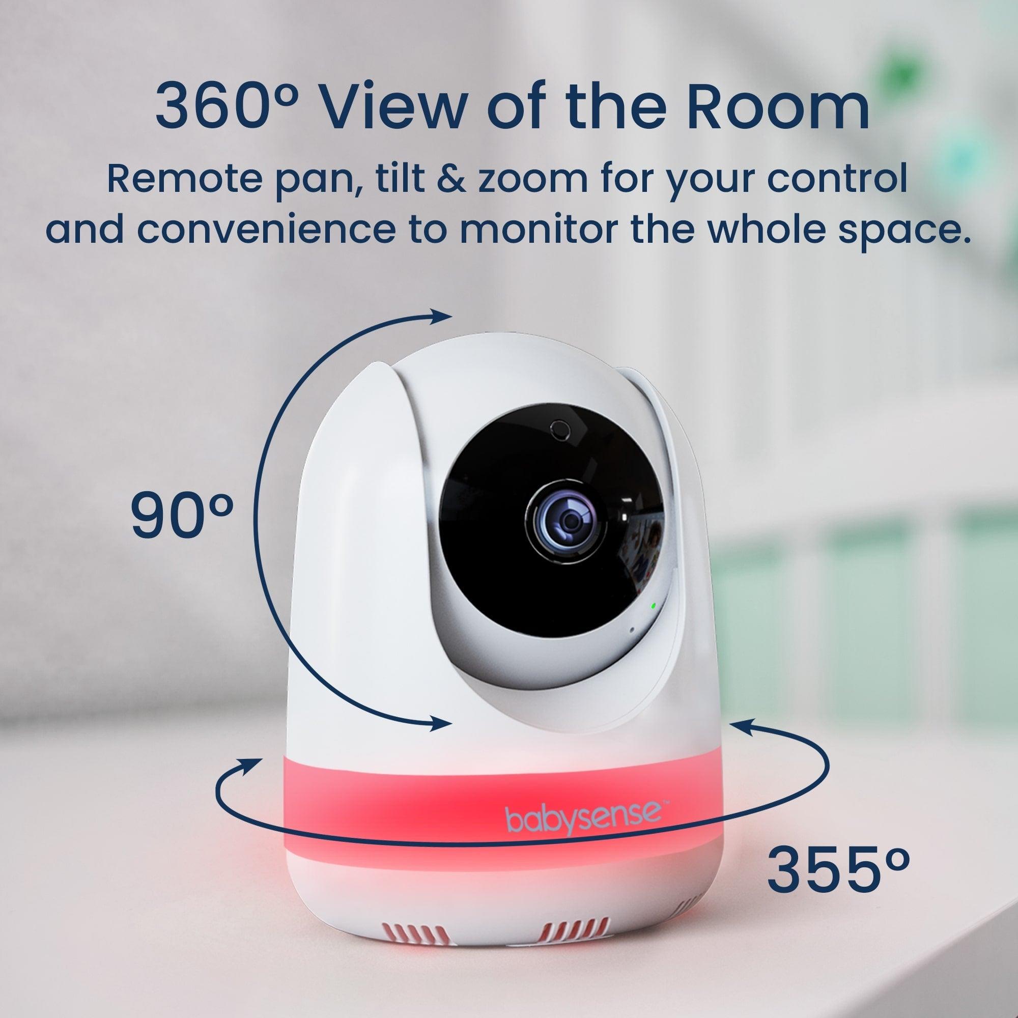 Babysense MaxView: Best Baby Monitor with A Camera, Light & White Noise Machine