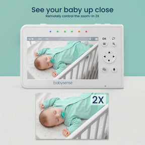 Split Screen Video Baby Monitor, V43 - Babysense